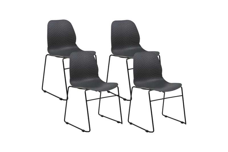 4 ruokatuolin setti Panora, Harmaa