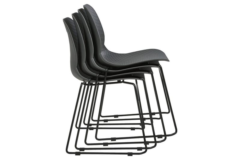 4 ruokatuolin setti Panora - Harmaa - Huonekalut - Tuoli & nojatuoli - Ruokapöydän tuolit