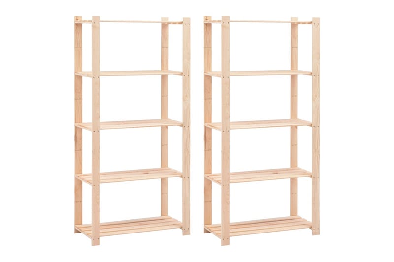 5-kerroksiset varastohyllyt 2 kpl 80x38x170cm 250kg - Huonekalut - Tuoli & nojatuoli - Baarituoli