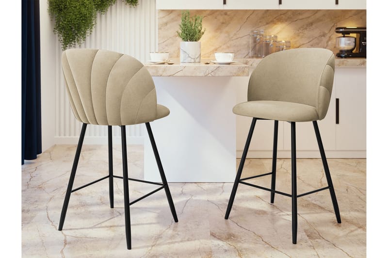 Aikka Baarituoli 105 cm - Beige - Huonekalut - Tuoli & nojatuoli - Baarituoli
