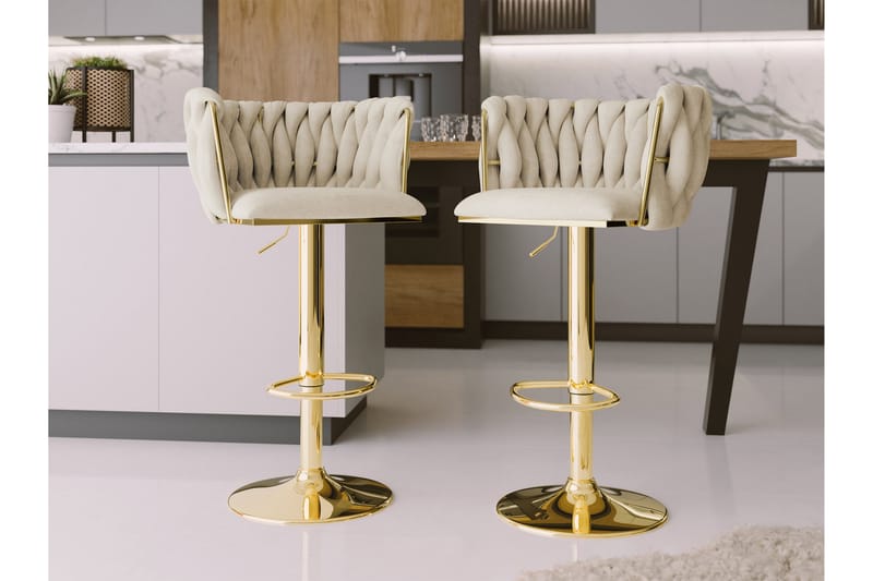 Aikka Baarituoli 107 cm - Beige - Huonekalut - Tuoli & nojatuoli - Baarituoli