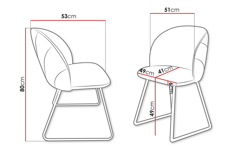Akitomo Ruokatuoli - Vaaleanharmaa - Huonekalut - Tuoli & nojatuoli - Ruokapöydän tuolit