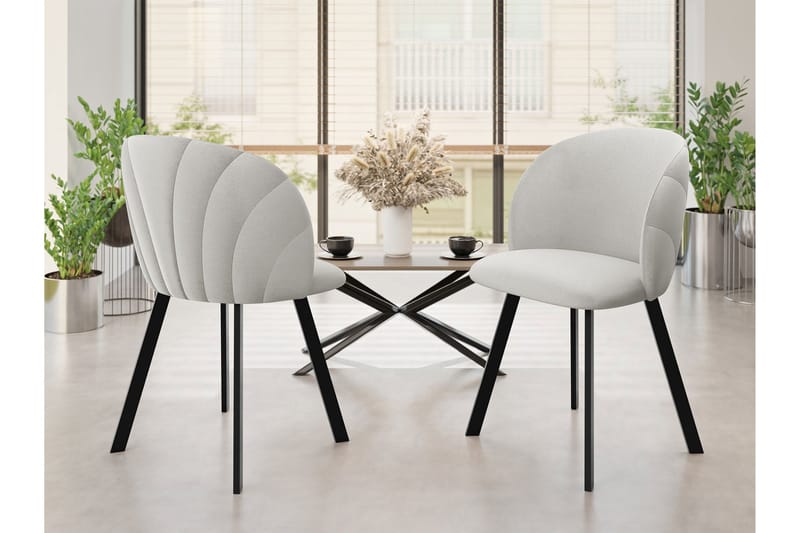 Akitomo Ruokatuoli - Valkoinen - Huonekalut - Tuoli & nojatuoli - Ruokapöydän tuolit