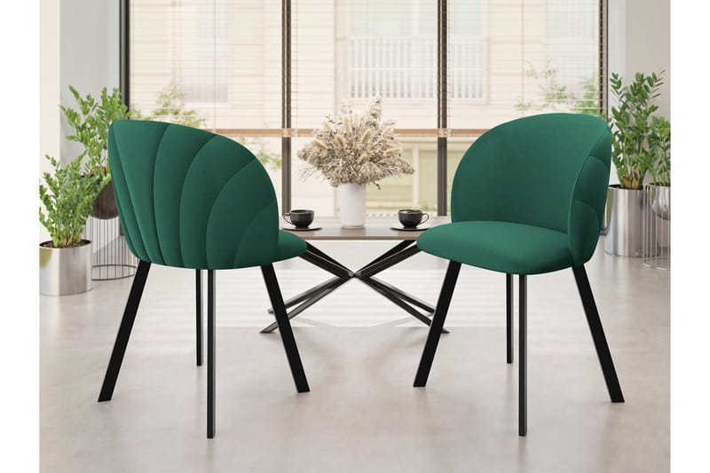 Akitomo Ruokatuoli - Vihreä - Huonekalut - Tuoli & nojatuoli - Ruokapöydän tuolit