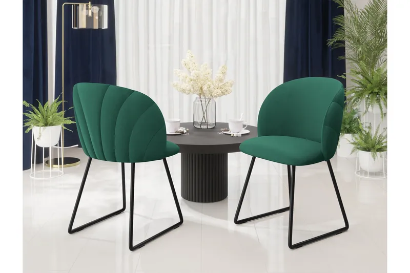 Akitomo Ruokatuoli - Vihreä - Huonekalut - Tuoli & nojatuoli - Ruokapöydän tuolit