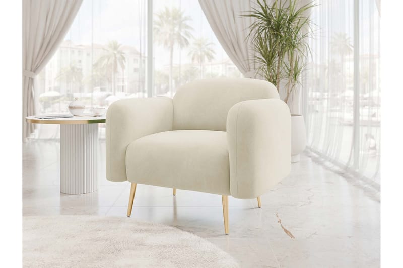 Alros Nojatuoli - Beige - Huonekalut - Tuoli & nojatuoli - Nojatuoli & lepotuoli