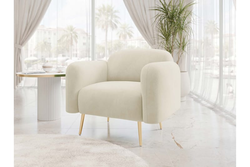 Alros Nojatuoli - Beige - Huonekalut - Tuoli & nojatuoli - Nojatuoli & lepotuoli