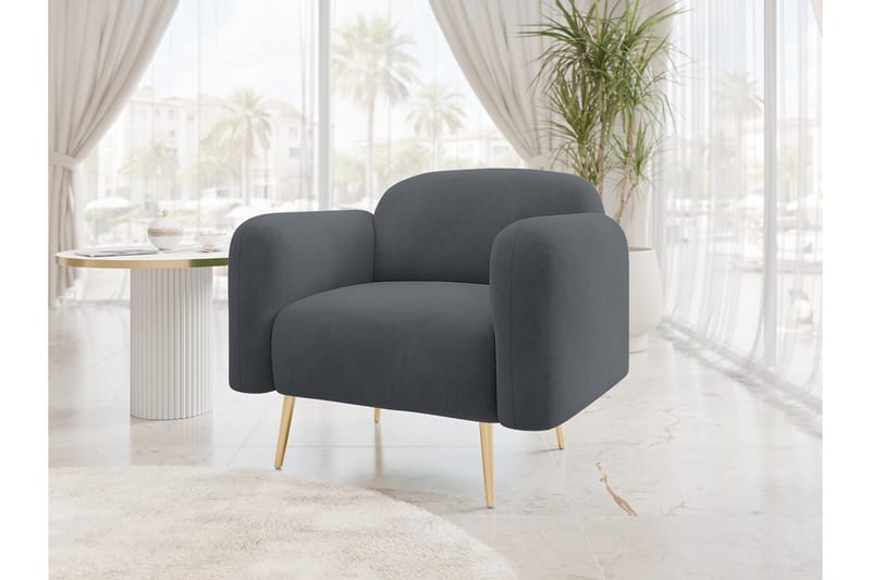 Alros Nojatuoli - Harmaa - Huonekalut - Tuoli & nojatuoli - Nojatuoli & lepotuoli