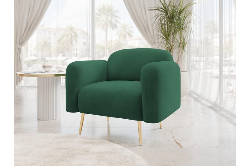 Alros Nojatuoli - Vihreä - Huonekalut - Tuoli & nojatuoli - Nojatuoli & lepotuoli