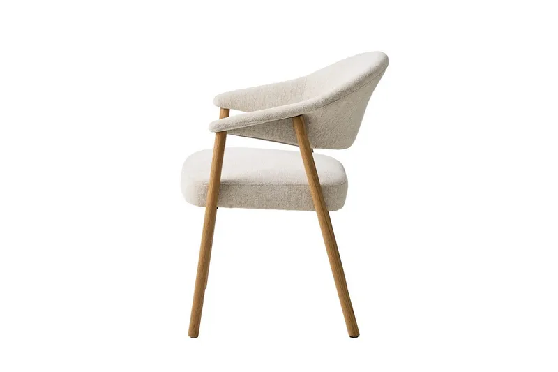 Ansari Nojatuoli - Beige - Huonekalut - Tuoli & nojatuoli - Ruokapöydän tuolit