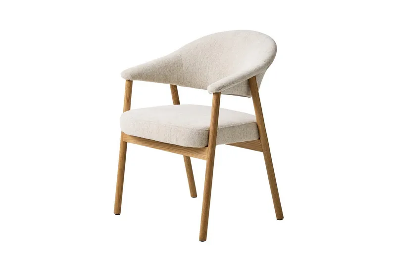 Ansari Nojatuoli - Beige - Huonekalut - Tuoli & nojatuoli - Ruokapöydän tuolit