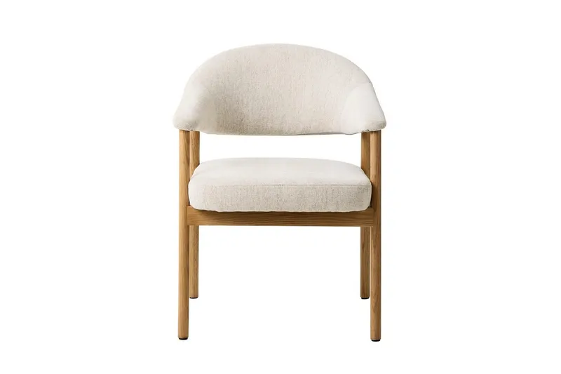 Ansari Nojatuoli - Beige - Huonekalut - Tuoli & nojatuoli - Ruokapöydän tuolit