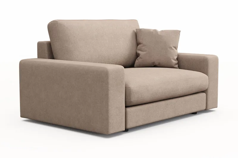 Arken Lyx Suuri Syvä Kangasnojatuoli - Beige - Huonekalut - Tuoli & nojatuoli - Nojatuoli & lepotuoli