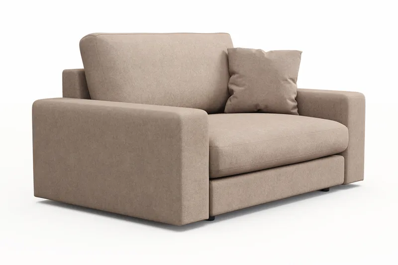 Arken Lyx Suuri Syvä Kangasnojatuoli - Beige - Huonekalut - Tuoli & nojatuoli - Nojatuoli & lepotuoli