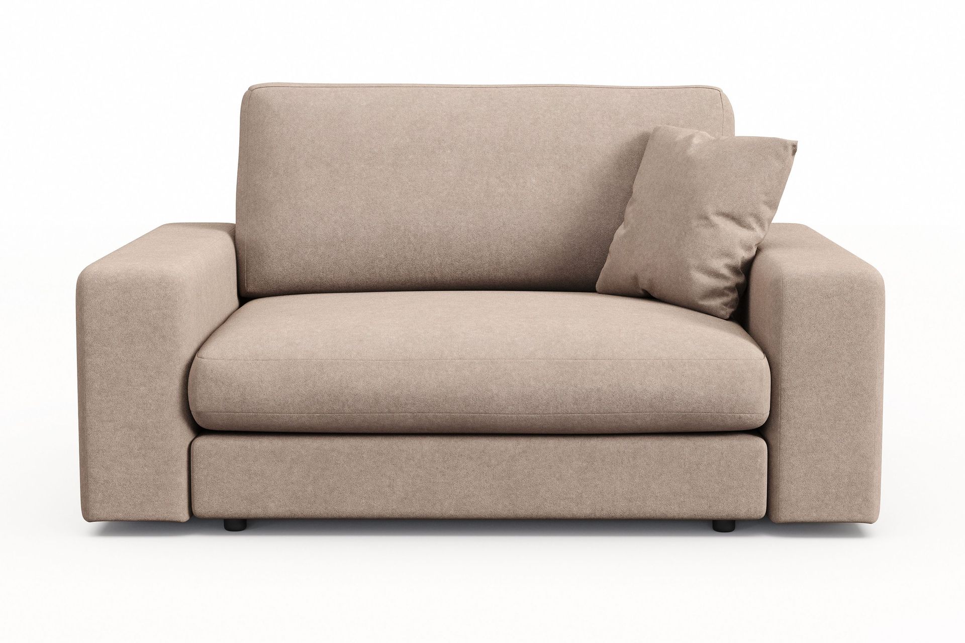 Arken Lyx Suuri Syvä Kangasnojatuoli - Beige