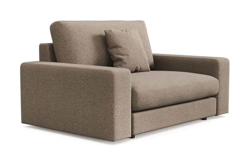 Arken Lyx Suuri Syvä Kangasnojatuoli - Ruskea - Huonekalut - Tuoli & nojatuoli - Nojatuoli & lepotuoli