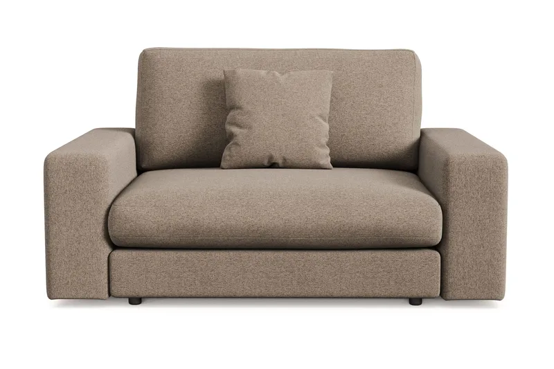 Arken Lyx Suuri Syvä Kangasnojatuoli - Ruskea - Huonekalut - Tuoli & nojatuoli - Nojatuoli & lepotuoli