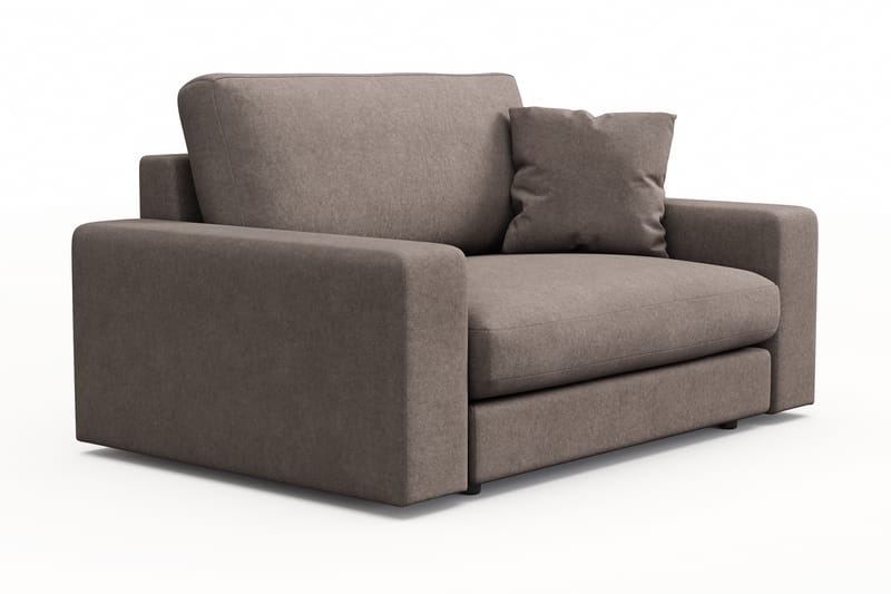 Arken Lyx Suuri Syvä Kangasnojatuoli - Ruskea - Huonekalut - Tuoli & nojatuoli - Nojatuoli & lepotuoli