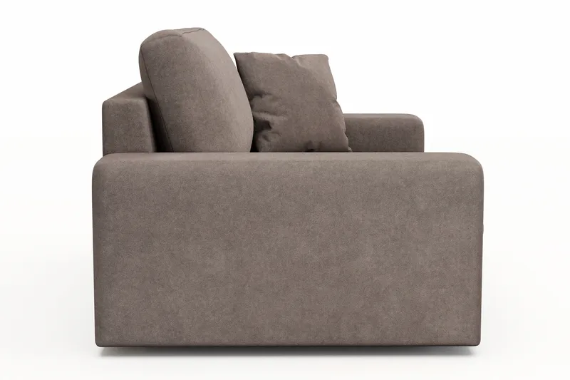 Arken Lyx Suuri Syvä Kangasnojatuoli - Ruskea - Huonekalut - Tuoli & nojatuoli - Nojatuoli & lepotuoli