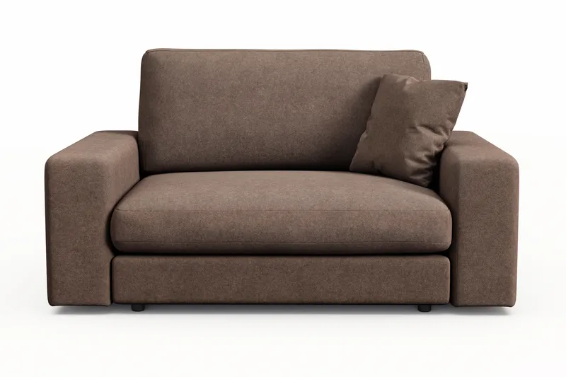 Arken Lyx Suuri Syvä Kangasnojatuoli - Ruskea - Huonekalut - Tuoli & nojatuoli - Nojatuoli & lepotuoli