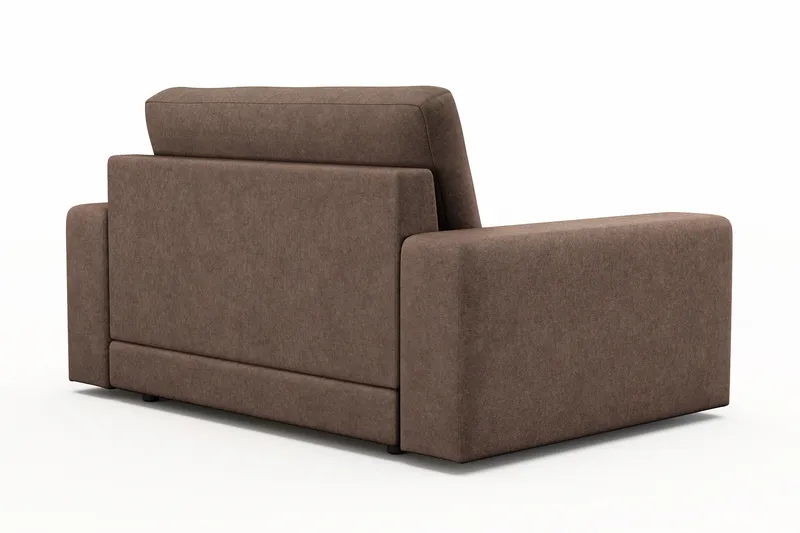 Arken Lyx Suuri Syvä Kangasnojatuoli - Ruskea - Huonekalut - Tuoli & nojatuoli - Nojatuoli & lepotuoli