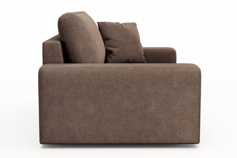 Arken Lyx Suuri Syvä Kangasnojatuoli - Ruskea - Huonekalut - Tuoli & nojatuoli - Nojatuoli & lepotuoli