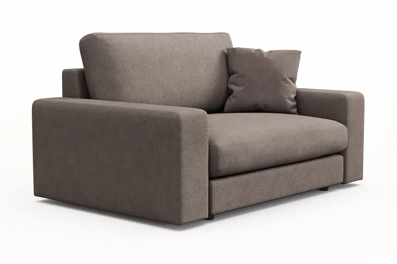 Arken Lyx Suuri Syvä Kangasnojatuoli - Ruskea - Huonekalut - Tuoli & nojatuoli - Nojatuoli & lepotuoli