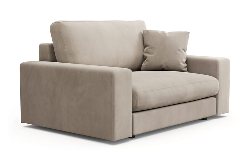 Arken Lyx Suuri Syvä Manchesternojatuoli - Greige - Huonekalut - Tuoli & nojatuoli - Nojatuoli & lepotuoli