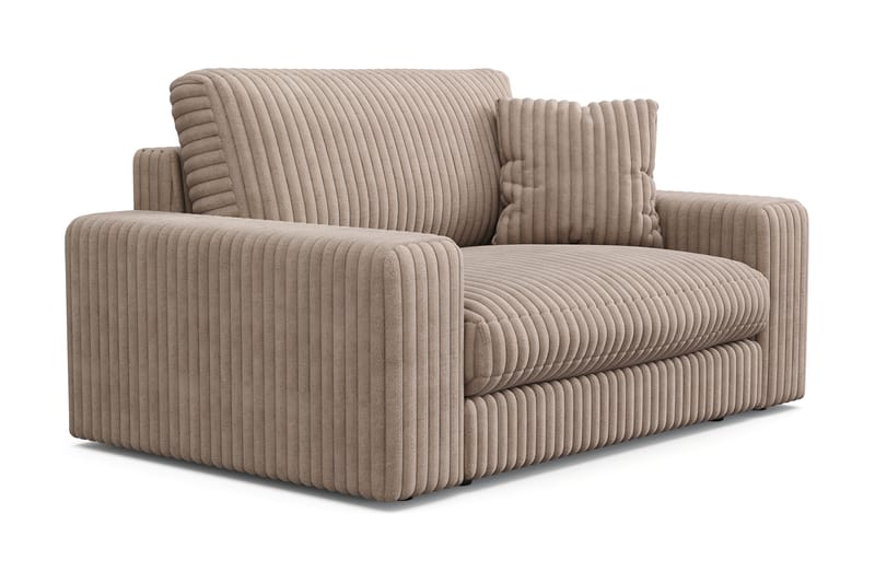 Arken Lyx Suuri Syvä Manchesternojatuoli - Greige - Huonekalut - Tuoli & nojatuoli - Nojatuoli & lepotuoli