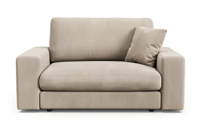 Arken Lyx Suuri Syvä Manchesternojatuoli - Greige - Huonekalut - Tuoli & nojatuoli - Nojatuoli & lepotuoli