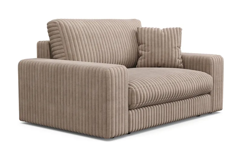 Arken Lyx Suuri Syvä Manchesternojatuoli - Greige - Huonekalut - Tuoli & nojatuoli - Nojatuoli & lepotuoli