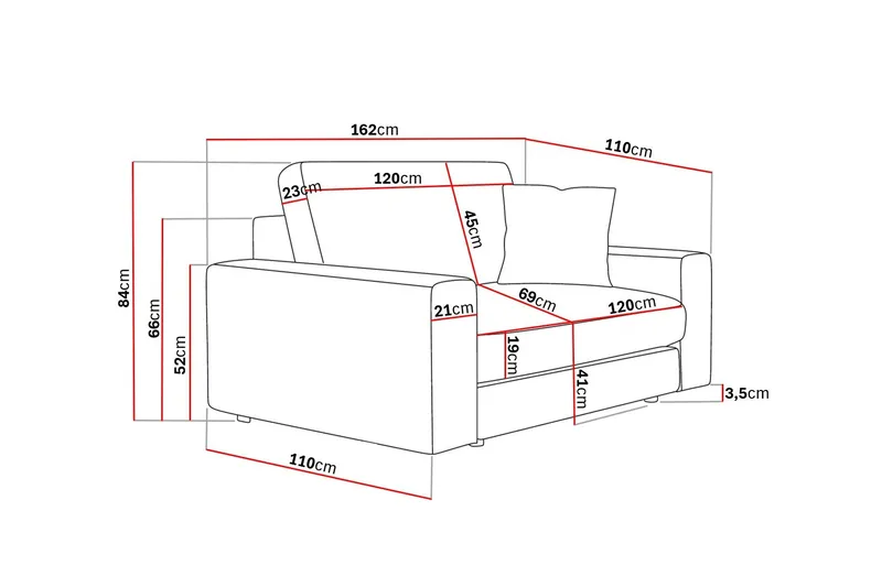 Arken Lyx Suuri Syvä Manchesternojatuoli - Ruskea - Huonekalut - Tuoli & nojatuoli - Nojatuoli & lepotuoli