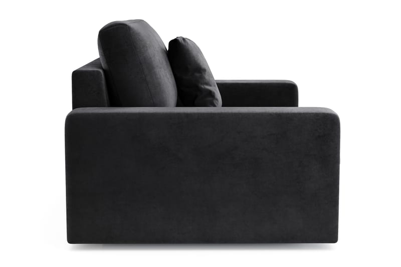 Arken Lyx Suuri Syvä Samettinen nojatuoli - Musta - Huonekalut - Tuoli & nojatuoli - Nojatuoli & lepotuoli