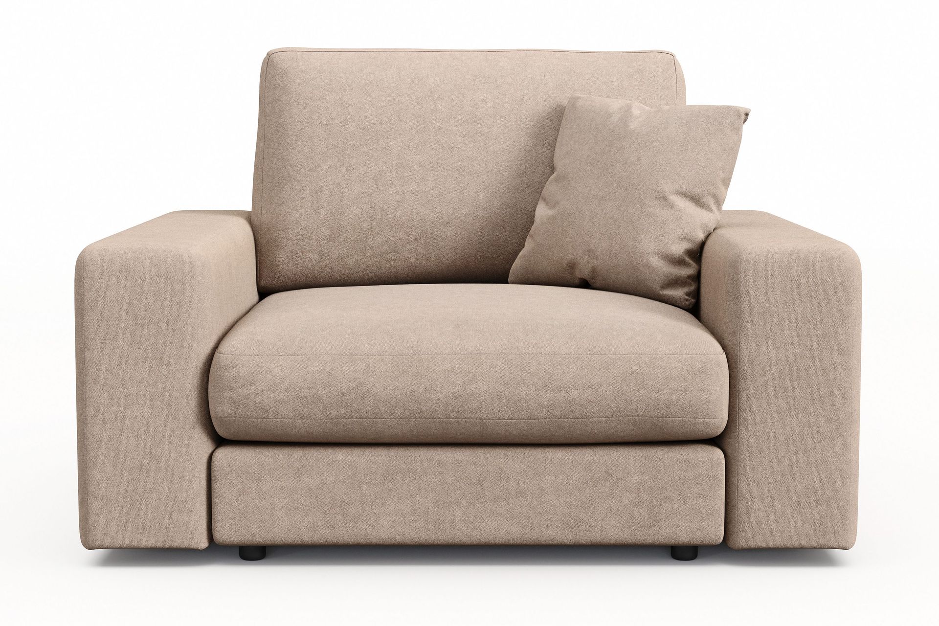 Arken Lyx Syvä Kangasnojatuoli - Beige