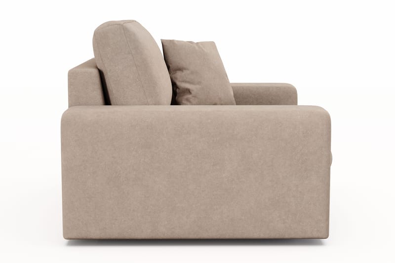 Arken Lyx Syvä Kangasnojatuoli - Beige - Huonekalut - Tuoli & nojatuoli - Nojatuoli & lepotuoli