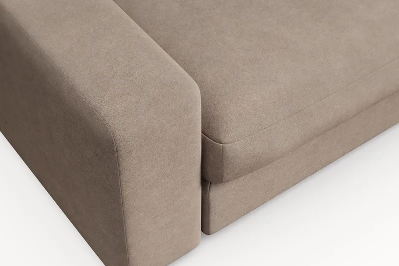 Arken Lyx Syvä Kangasnojatuoli - Beige - Huonekalut - Tuoli & nojatuoli - Nojatuoli & lepotuoli