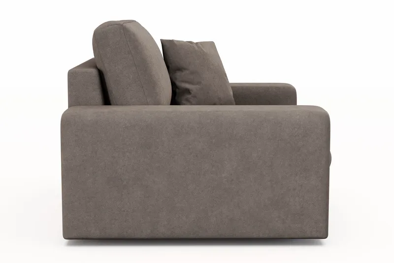 Arken Lyx Syvä Kangasnojatuoli - Ruskea - Huonekalut - Tuoli & nojatuoli - Nojatuoli & lepotuoli