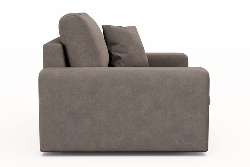 Arken Lyx Syvä Kangasnojatuoli - Ruskea - Huonekalut - Tuoli & nojatuoli - Nojatuoli & lepotuoli