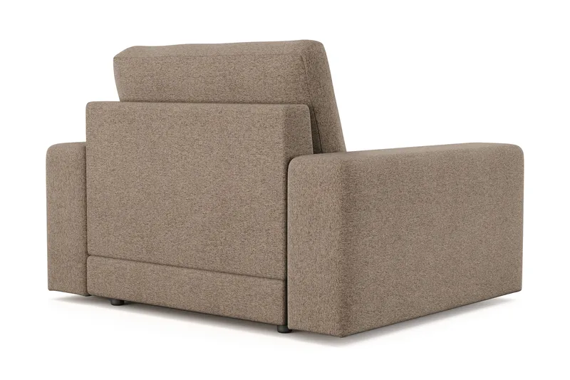 Arken Lyx Syvä Kangasnojatuoli - Ruskea - Huonekalut - Tuoli & nojatuoli - Nojatuoli & lepotuoli