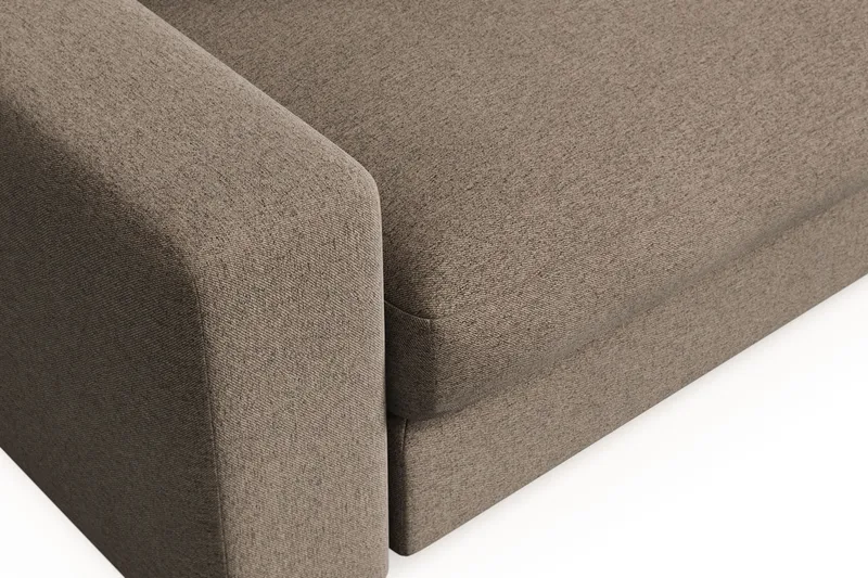 Arken Lyx Syvä Kangasnojatuoli - Ruskea - Huonekalut - Tuoli & nojatuoli - Nojatuoli & lepotuoli