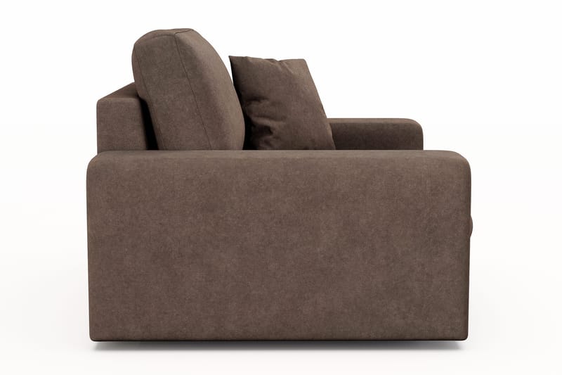 Arken Lyx Syvä Kangasnojatuoli - Ruskea - Huonekalut - Tuoli & nojatuoli - Nojatuoli & lepotuoli