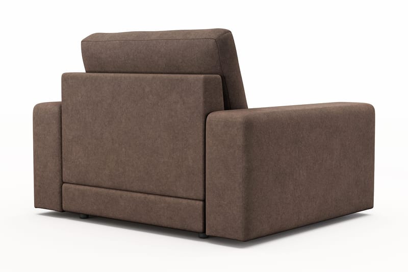 Arken Lyx Syvä Kangasnojatuoli - Ruskea - Huonekalut - Tuoli & nojatuoli - Nojatuoli & lepotuoli