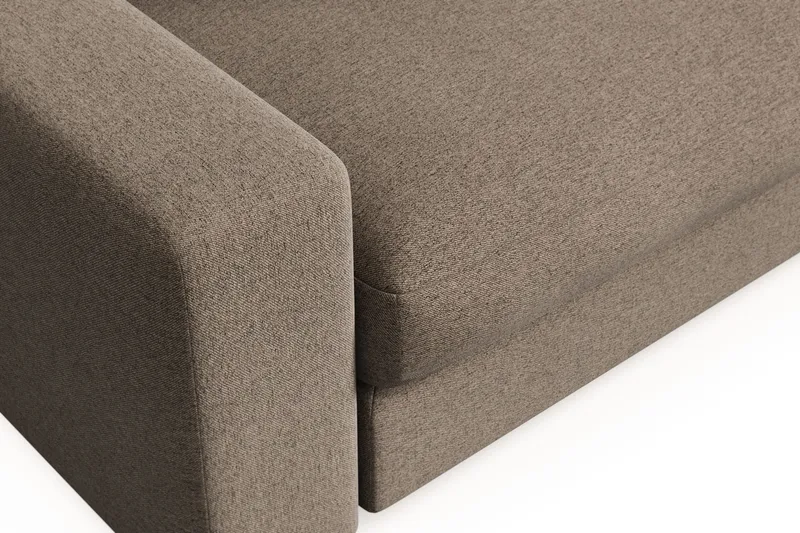 Arken Lyx Syvä Kangasnojatuoli - Ruskea - Huonekalut - Tuoli & nojatuoli - Nojatuoli & lepotuoli