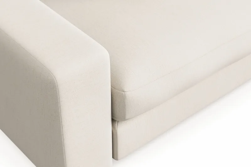 Arken Lyx Syvä Kangasnojatuoli - Vaalea beige - Huonekalut - Tuoli & nojatuoli - Nojatuoli & lepotuoli