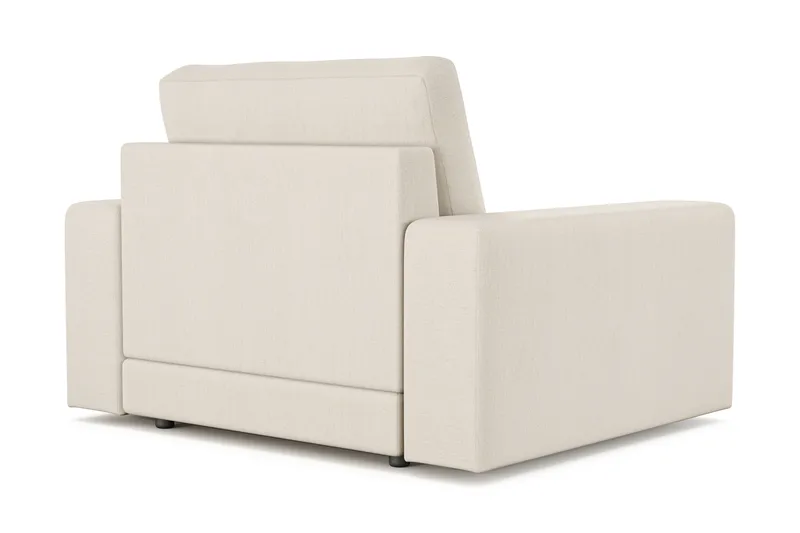 Arken Lyx Syvä Kangasnojatuoli - Vaalea beige - Huonekalut - Tuoli & nojatuoli - Nojatuoli & lepotuoli