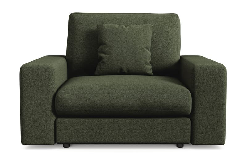 Arken Lyx Syvä Kangasnojatuoli - Vihreä - Huonekalut - Tuoli & nojatuoli - Nojatuoli & lepotuoli