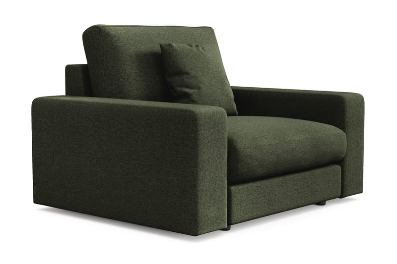 Arken Lyx Syvä Kangasnojatuoli - Vihreä - Huonekalut - Tuoli & nojatuoli - Nojatuoli & lepotuoli