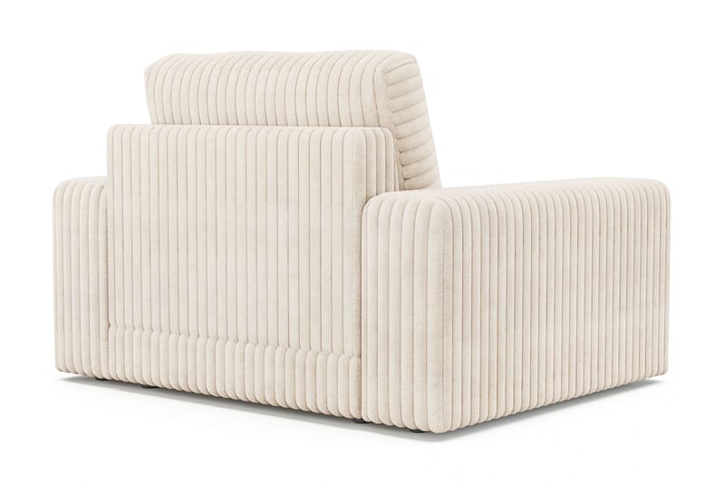 Arken Lyx Syvä Manchesternojatuoli - Beige - Huonekalut - Tuoli & nojatuoli - Nojatuoli & lepotuoli