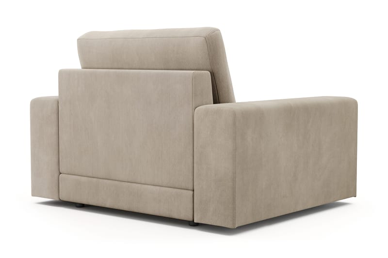 Arken Lyx Syvä Manchesternojatuoli - Greige - Huonekalut - Tuoli & nojatuoli - Nojatuoli & lepotuoli