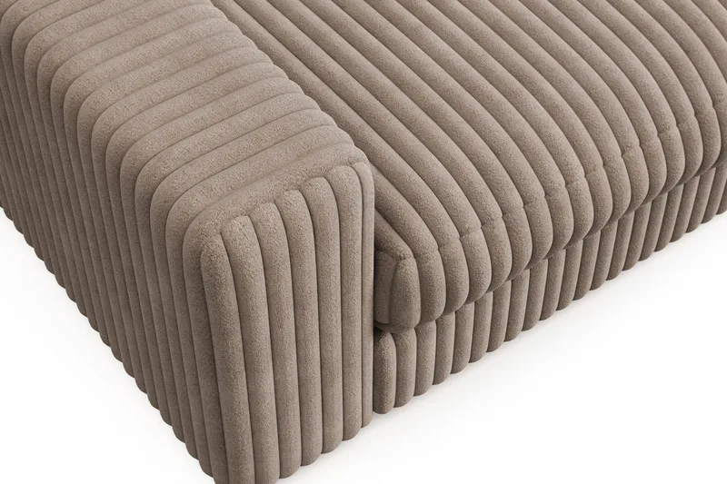 Arken Lyx Syvä Manchesternojatuoli - Greige - Huonekalut - Tuoli & nojatuoli - Nojatuoli & lepotuoli